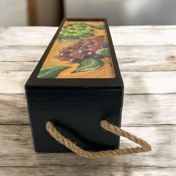 Decorative Wooden Wine Box by Dennis East International ~ Grapes - Picture 5 of 10
